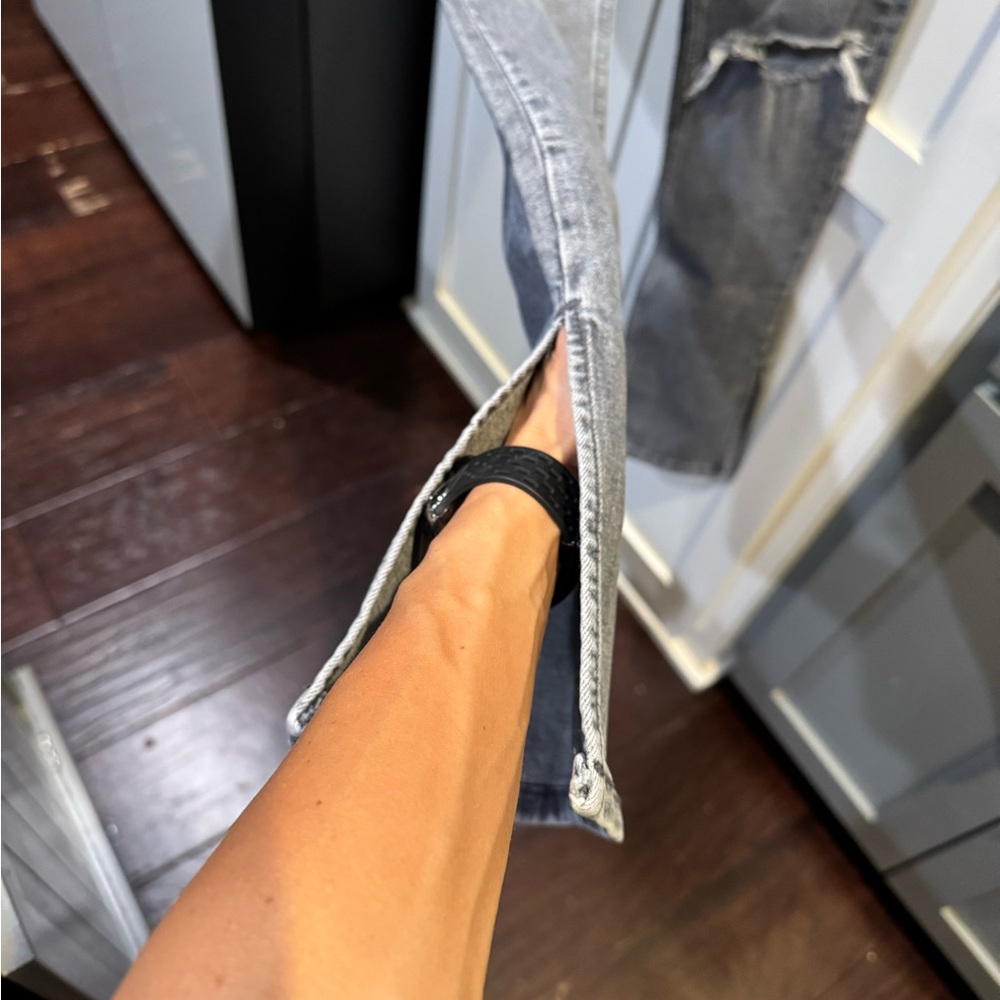 Zara split skinny jeans, brand new